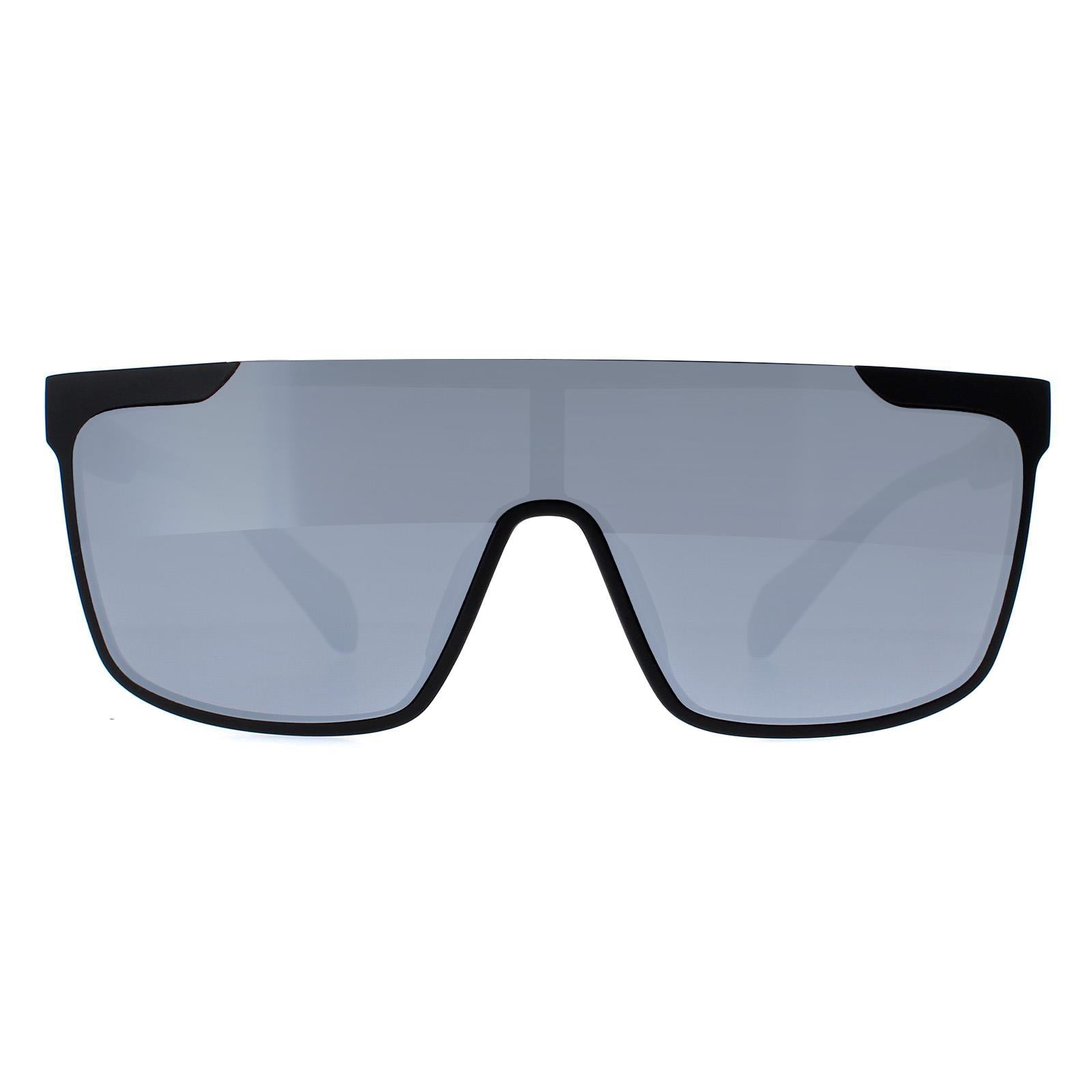 Sunglasses SP0020 Matte Black Contrast Mirror Silver