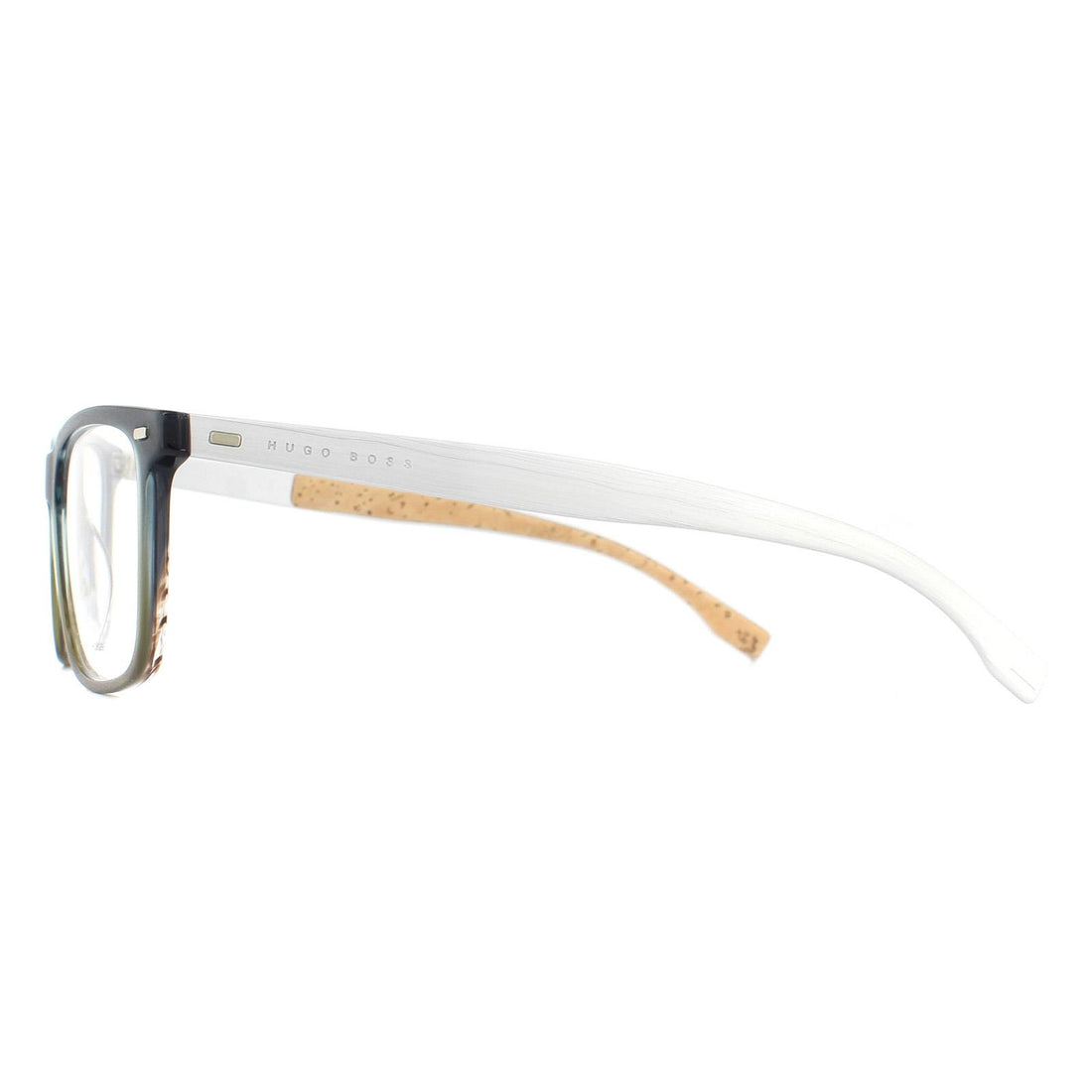 Hugo Boss Glasses Frames BOSS 0884 0R7 Blue Brown and Horn Palladium