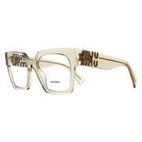 Miu Miu Glasses Frames MU 04UV 11T1O1 Sand Crystal Women