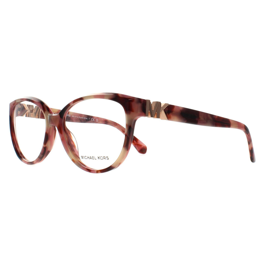 Michael Kors Glasses Frames MK4114 3946 Pink Pearlised Tortoise Women