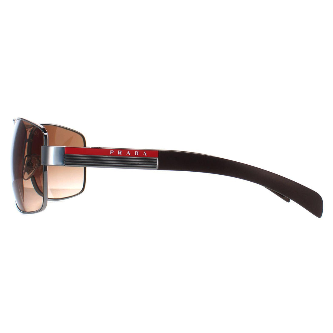 Prada Sport Sunglasses 54IS 5AV6S1 Gunmetal Brown Gradient