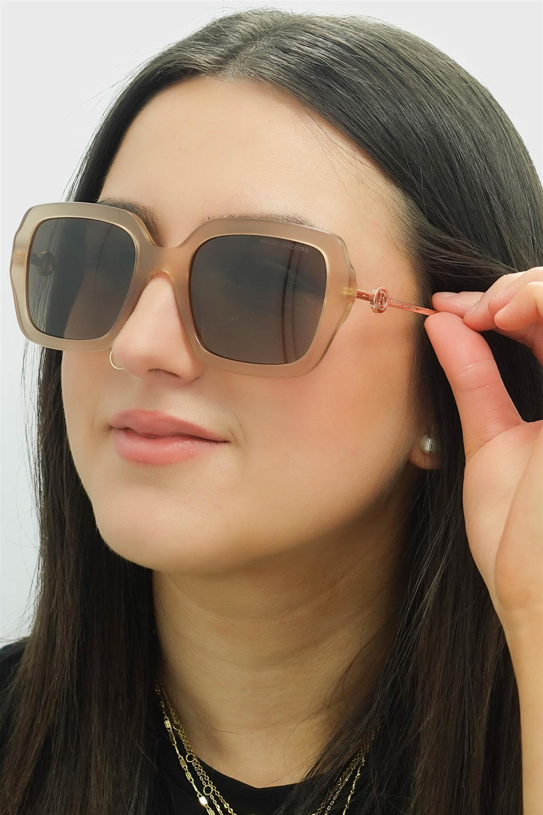 Marc Jacobs Sunglasses MARC 652/S 10A HA Beige Brown Gradient