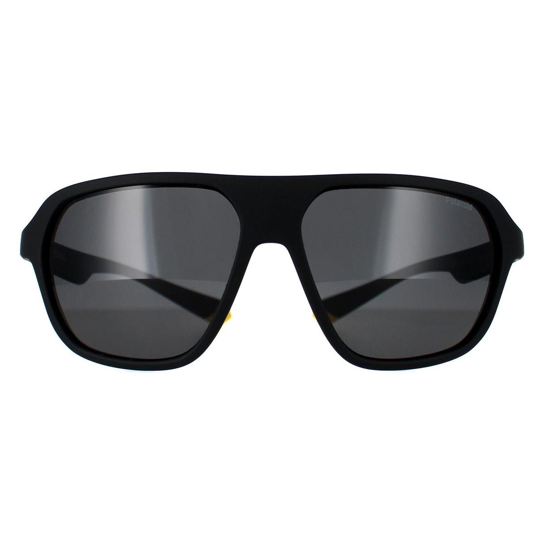 Polaroid Sunglasses PLD 2152/S PGC M9 Matte Black Yellow Grey Polarized