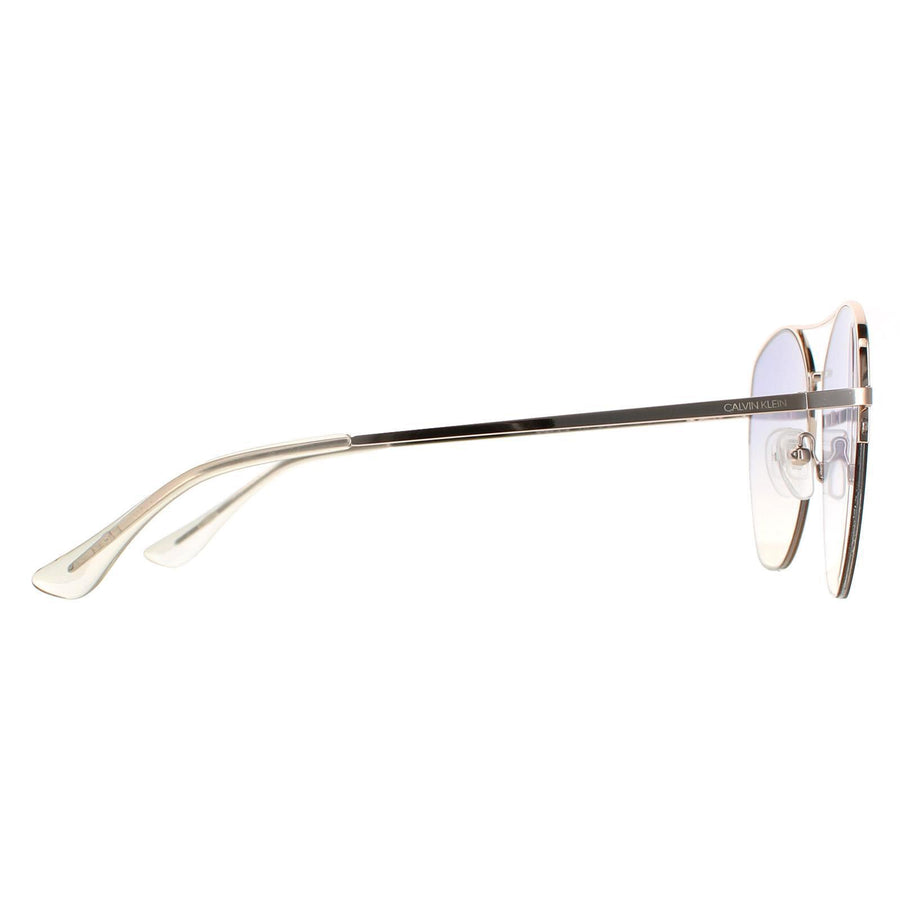 Calvin Klein Sunglasses CK20121S 717 Gold Navy Yellow Gradient