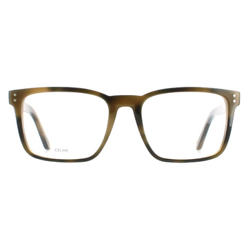 Celine Glasses Frames CL50030I 056 Green Havana Men
