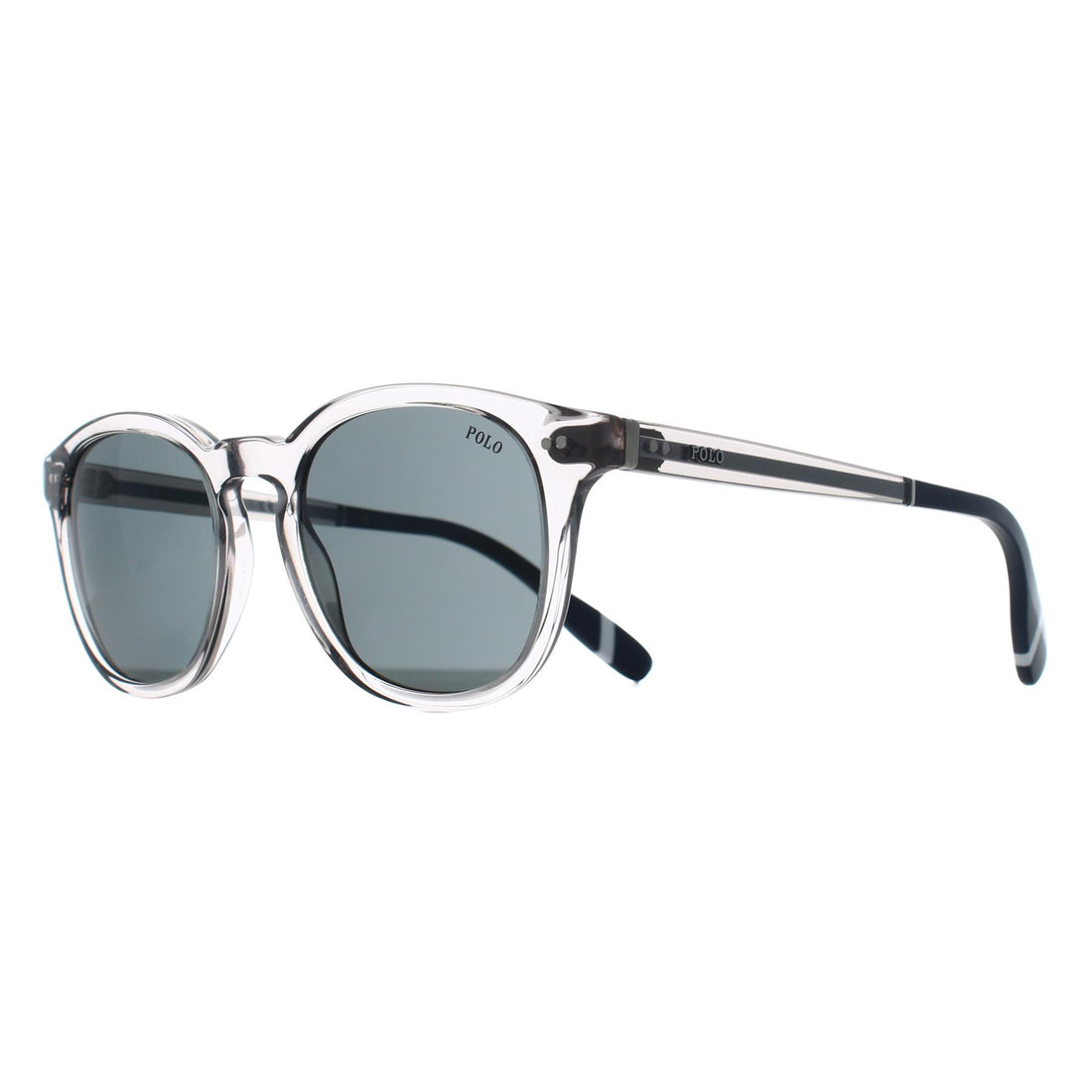 Polo Ralph Lauren Sunglasses PH4206 570487 Shiny Transparent Grey Dark Grey