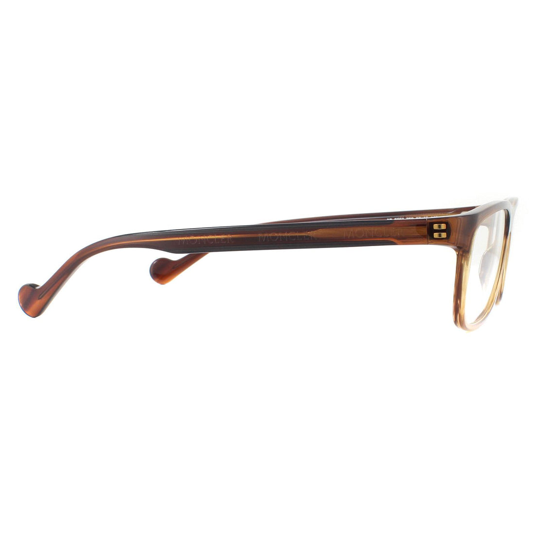 Moncler Glasses Frames ML5063 050 Striped Brown Crystal Men