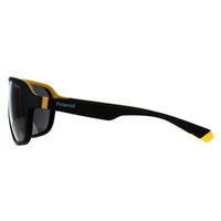 Polaroid Sunglasses PLD 2152/S PGC M9 Matte Black Yellow Grey Polarized