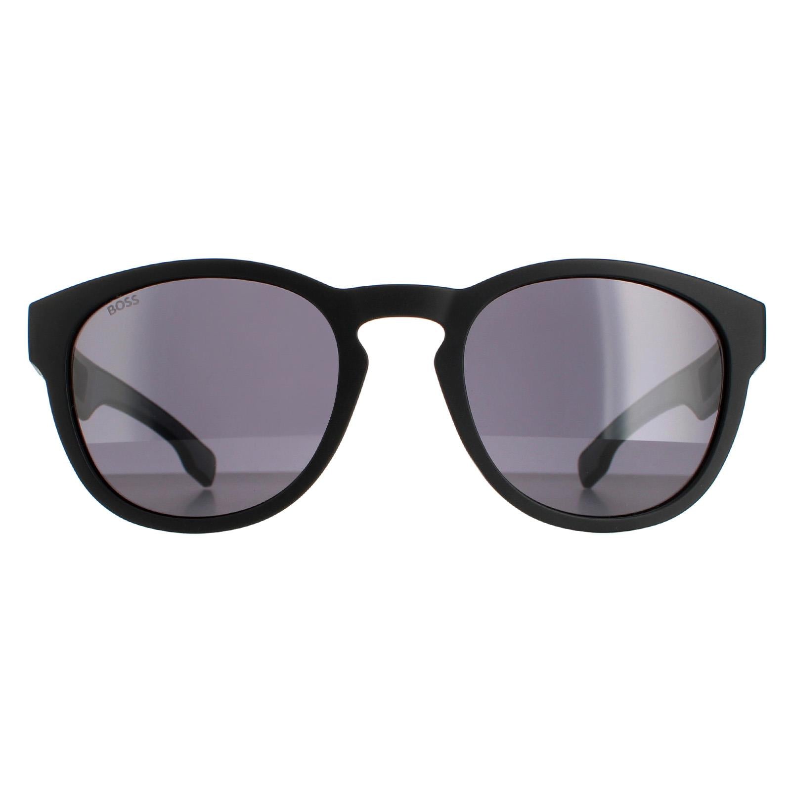 Sunglasses 1452 S O6W IR Matte Black Grey Grey