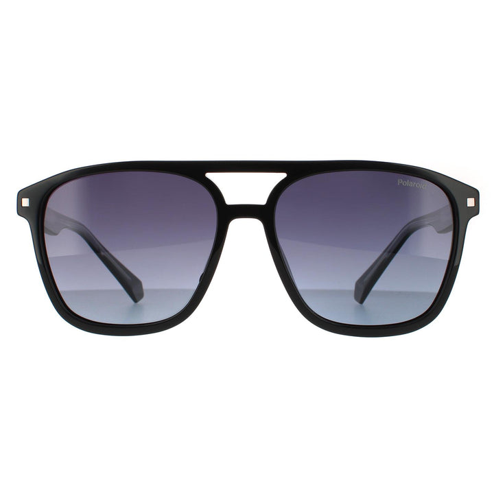Polaroid PLD 2118/S/X Sunglasses Black Grey Gradient Polarized