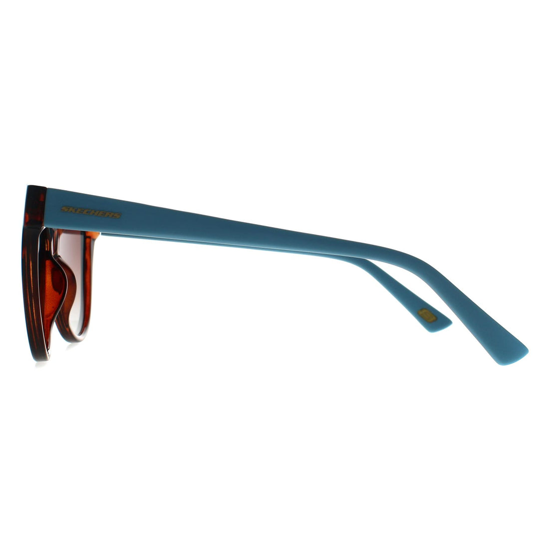 Skechers Sunglasses SE6104 52H Havana Light Blue Brown Gradient Polarized