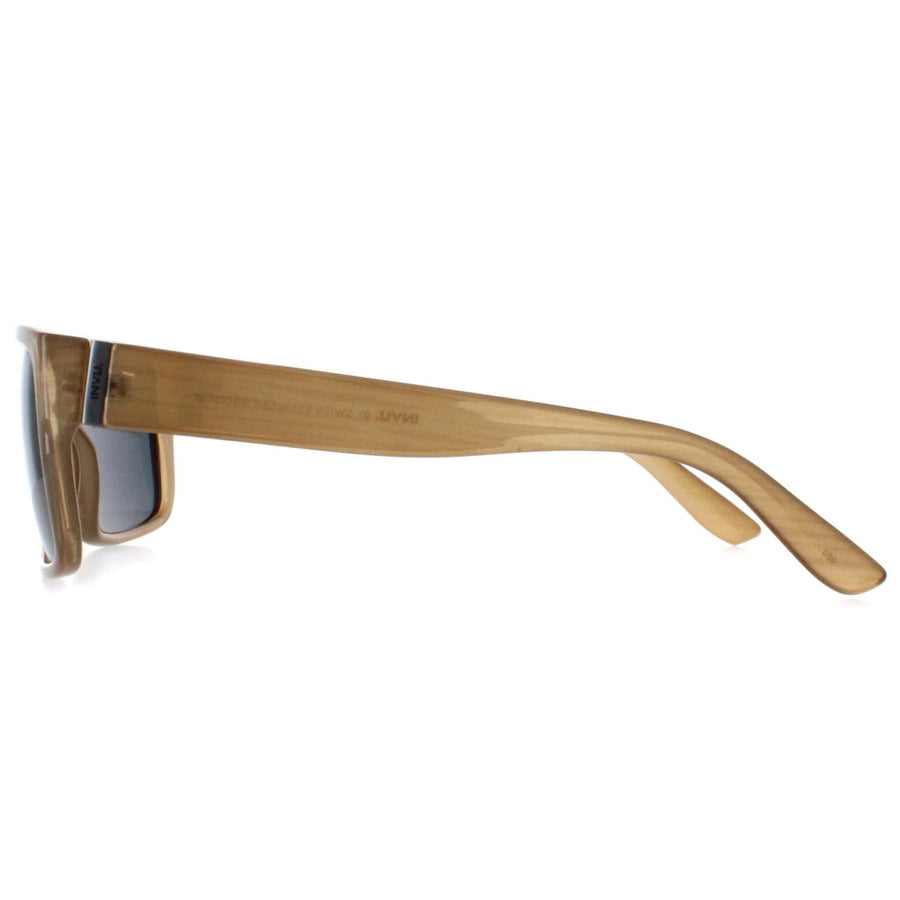 INVU Sunglasses B2130 C Beige Cloudy Demi Blue Polarized