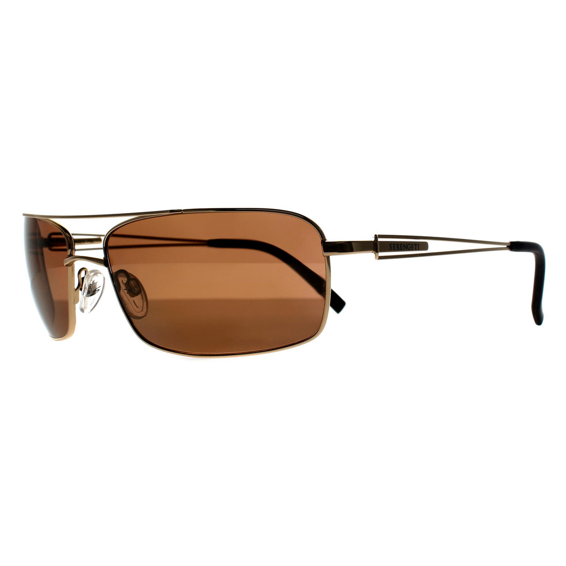 Serengeti Sunglasses Dante 8566 Shiny Bold Gold Mineral Polarized Drivers Gold Photochromic
