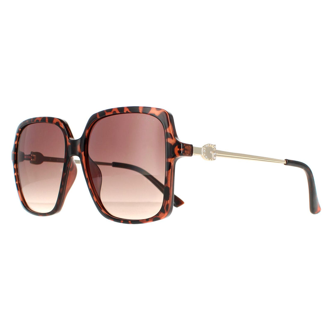 Guess Sunglasses GF6131 52F Dark Havana Brown Gradient