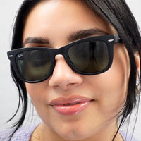 Ray-Ban Sunglasses Folding Wayfarer 4105 Light Havana Brown Gradient 710/51 50mm