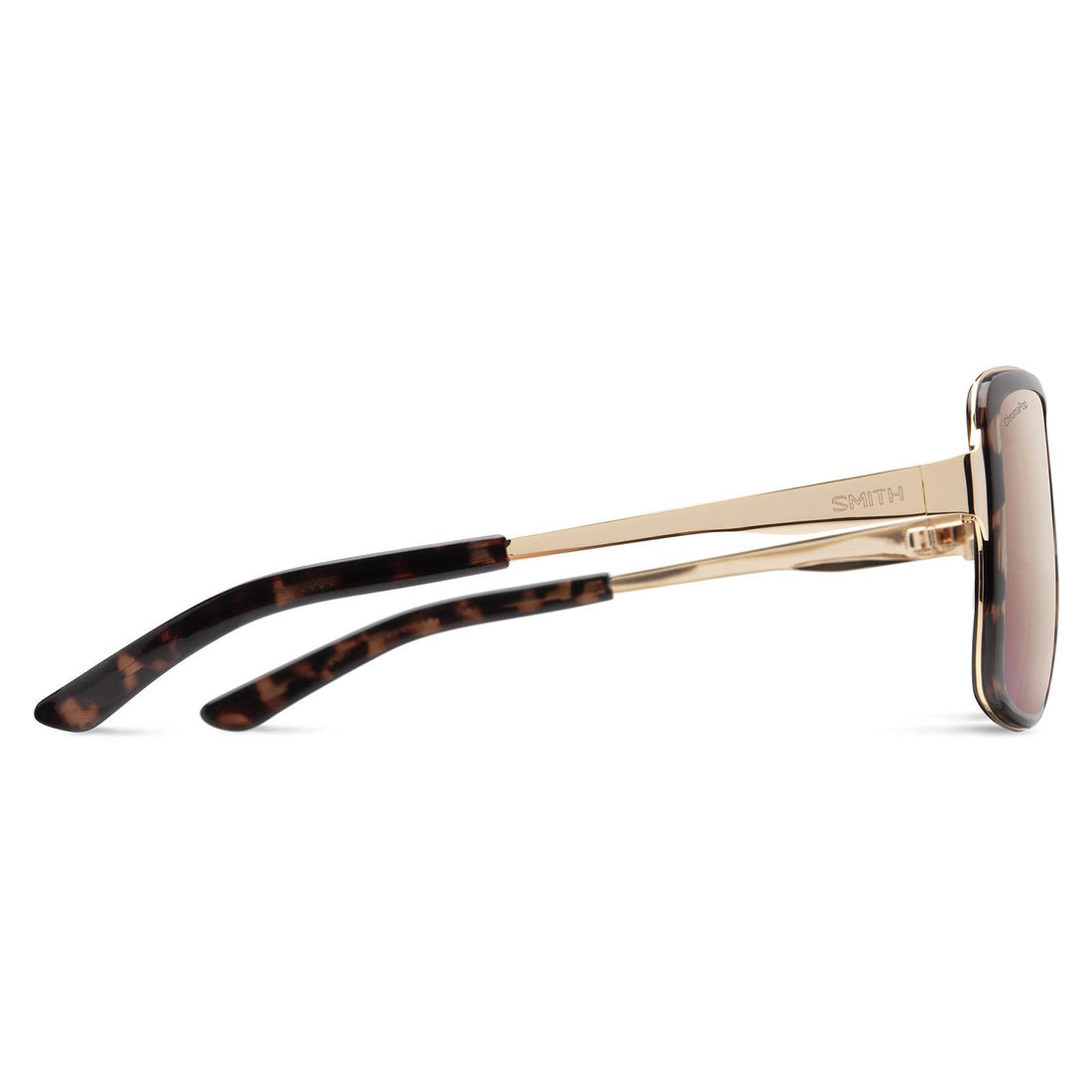 Smith Sunglasses Aveline WR9 9V Havana Brown ChromaPop Polarized Rose Gold Mirror