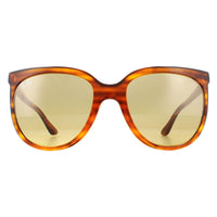 Ray-Ban Sunglasses CATS 1000 4126 820/3K Striped Brown Brown Brown Silver Mirror