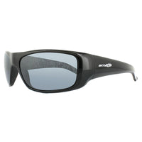 Arnette Sunglasses Hot Shot 4182 214981 Polished Black Graphics Inside Grey Polarized