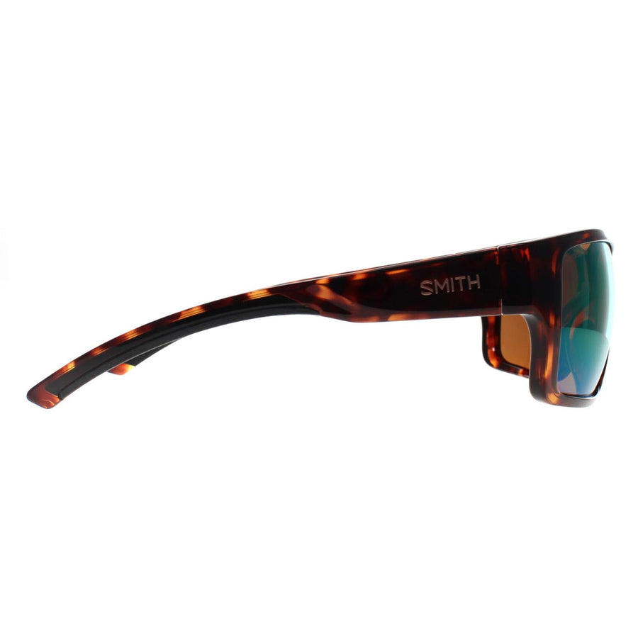 Smith Sunglasses Outback 086 Havana Green Mirror Polarized Chromapop