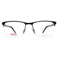 Hugo by Hugo Boss Glasses Frames HG 1142 RZZ Matte Black Dark Ruthenium Men
