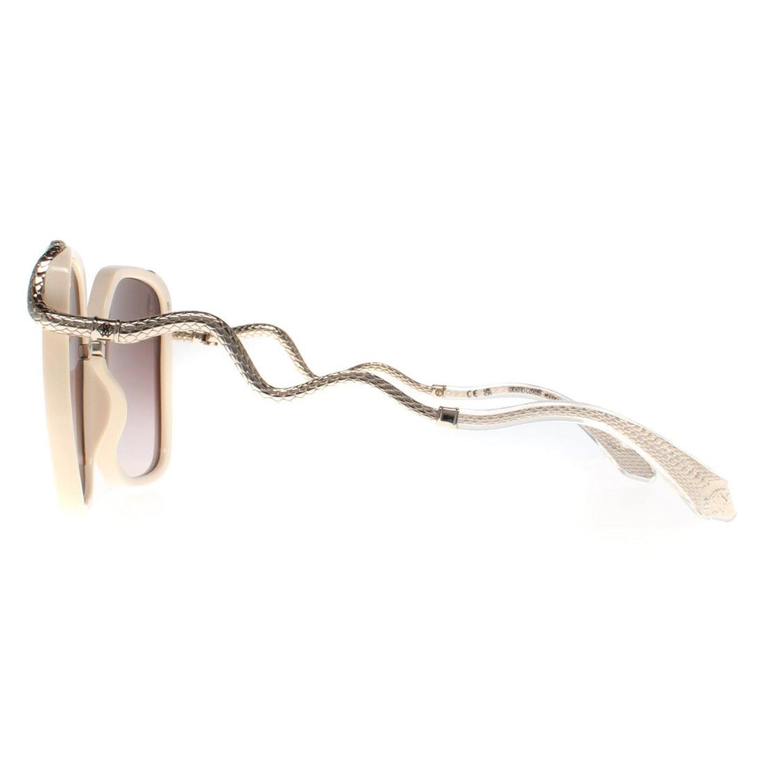 Roberto Cavalli Sunglasses SRC003M 09X7 Cream Brown Gradient