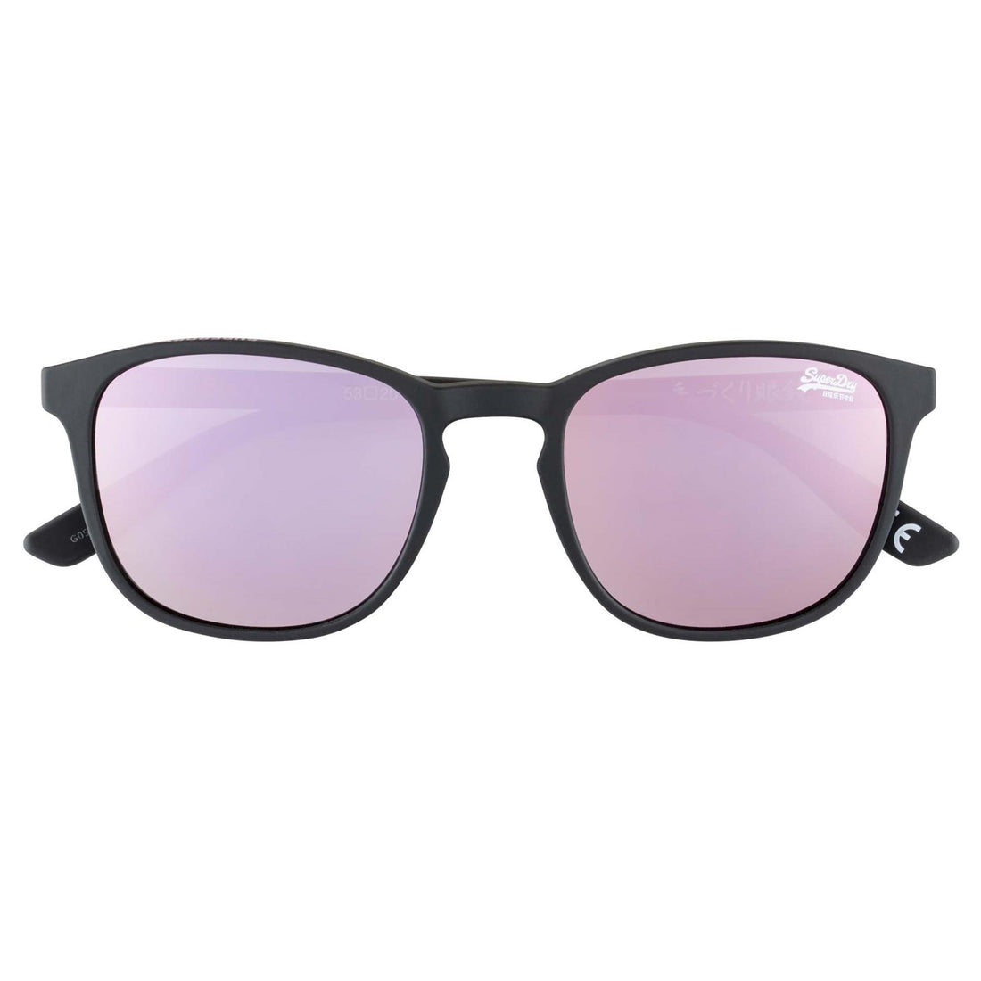 Superdry Sunglasses SDS Summer6 191 Matte Black Pink Mirror