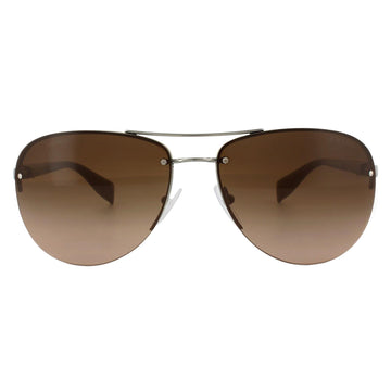 Prada Sport Sunglasses 56MS 5AV6S1 Brown Brown Gradient 62mm