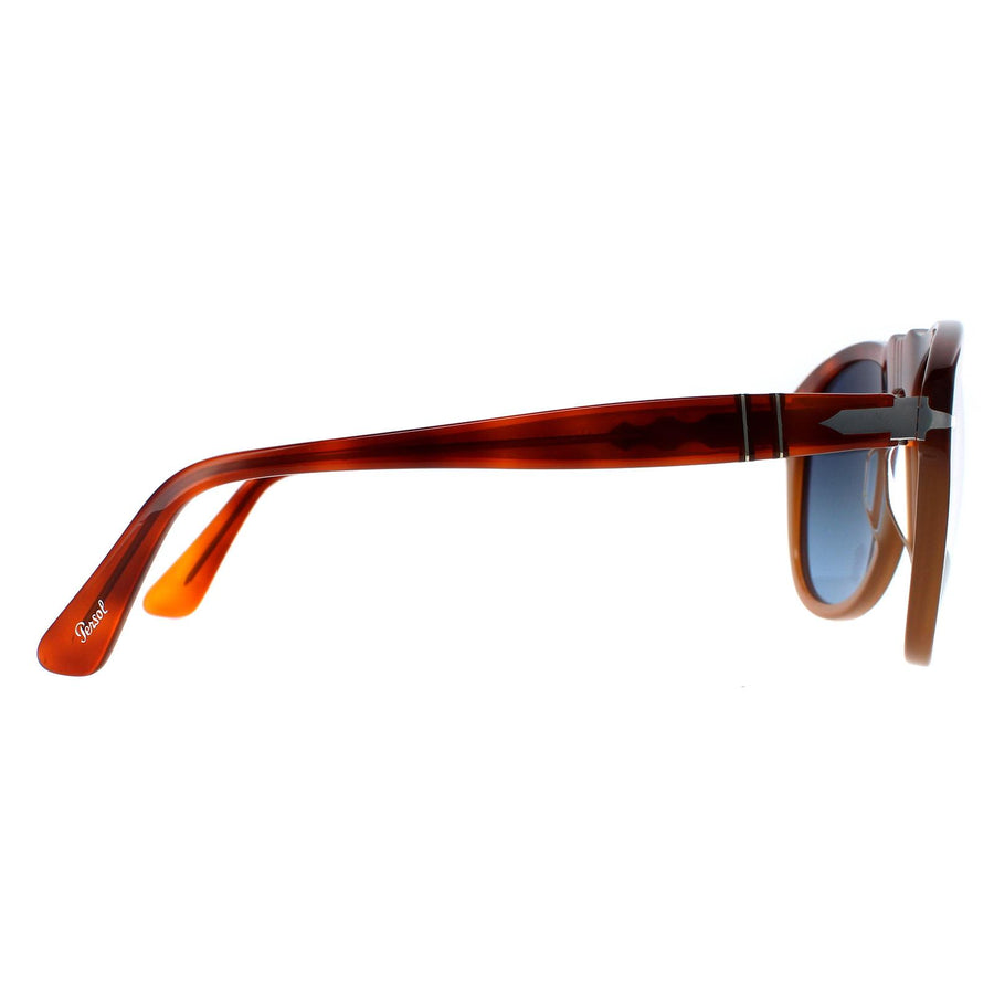 Persol Sunglasses 0649 1025S3 Resina e Sale Brown Blue Polarized 54mm