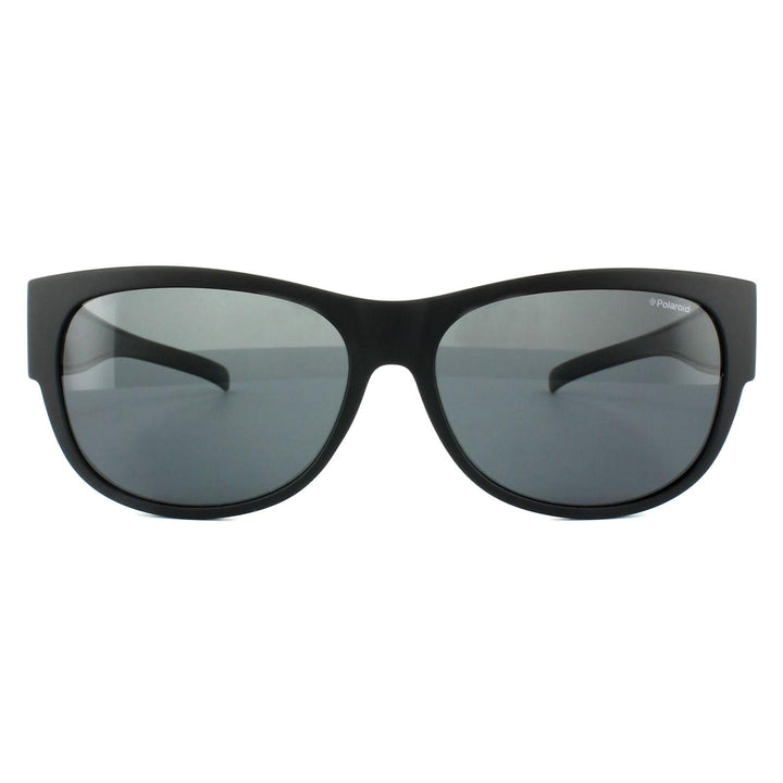 Polaroid Suncovers Fitover PLD 9004/S Sunglasses Matte Black / Grey Polarized
