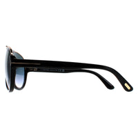 Tom Ford Sunglasses 0334 Dimitry 01P Shiny Black Green Gradient