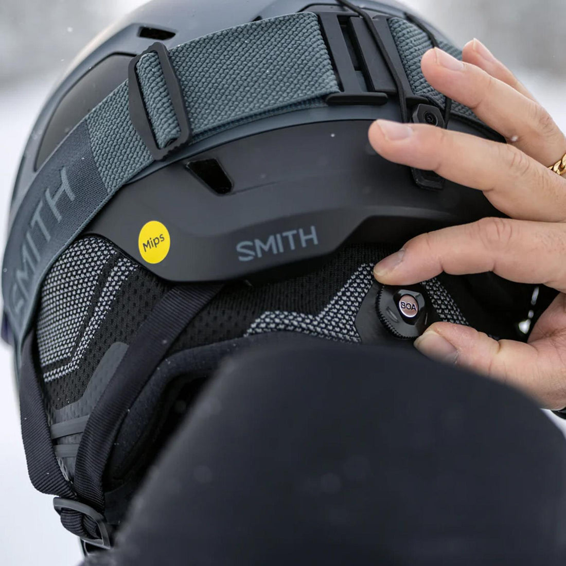 Smith Nexus Mips 0TD 59 Matte Slate Black Unisex Helmet