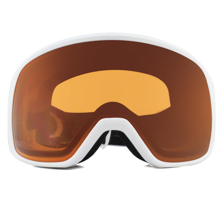 Oakley Ski Goggles Flight Tracker XS OO7106-11 Matte White Prizm Snow Persimmon