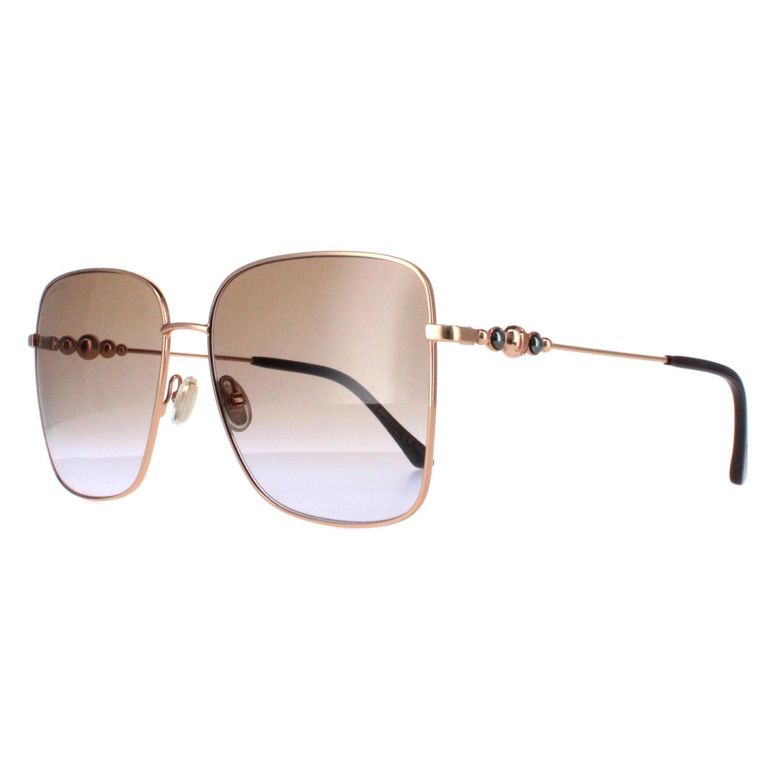 Jimmy Choo Sunglasses HESTER/S VO1 QR Gold Brown Gradient Blue