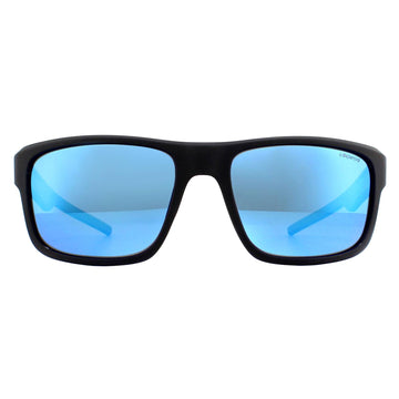Polaroid Sunglasses PLD 3018/S DL5 JY Matte Black Grey Blue Mirror Polarized