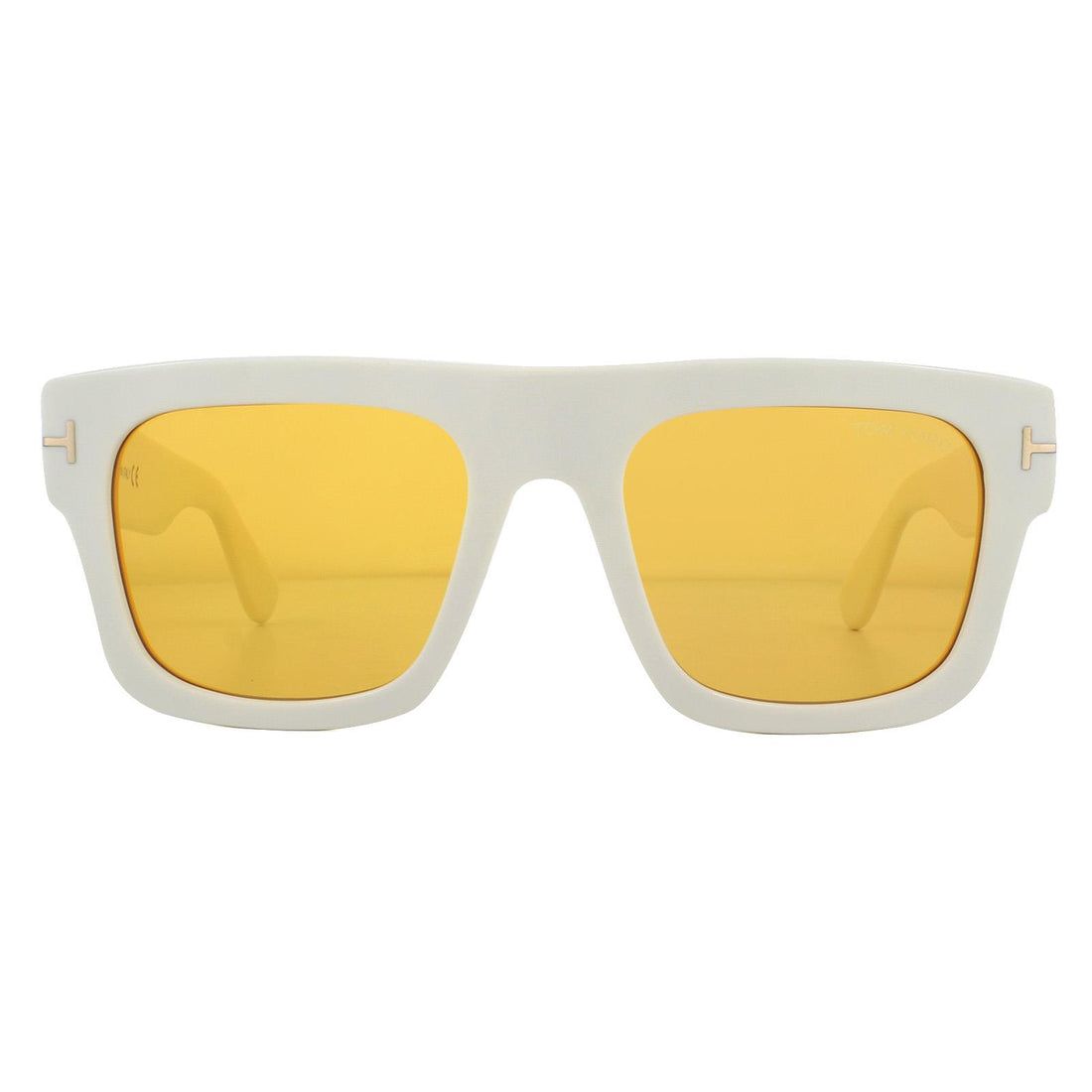 Tom Ford Sunglasses Fausto FT0711 25E Ivory White Orange