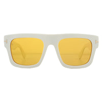 Tom Ford Sunglasses Fausto FT0711 25E Ivory White Orange