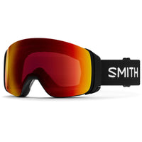 Smith Ski Goggles 4D Mag 0JX OQ Black ChromaPop Photochromic Red Mirror & CP Storm Rose Flash