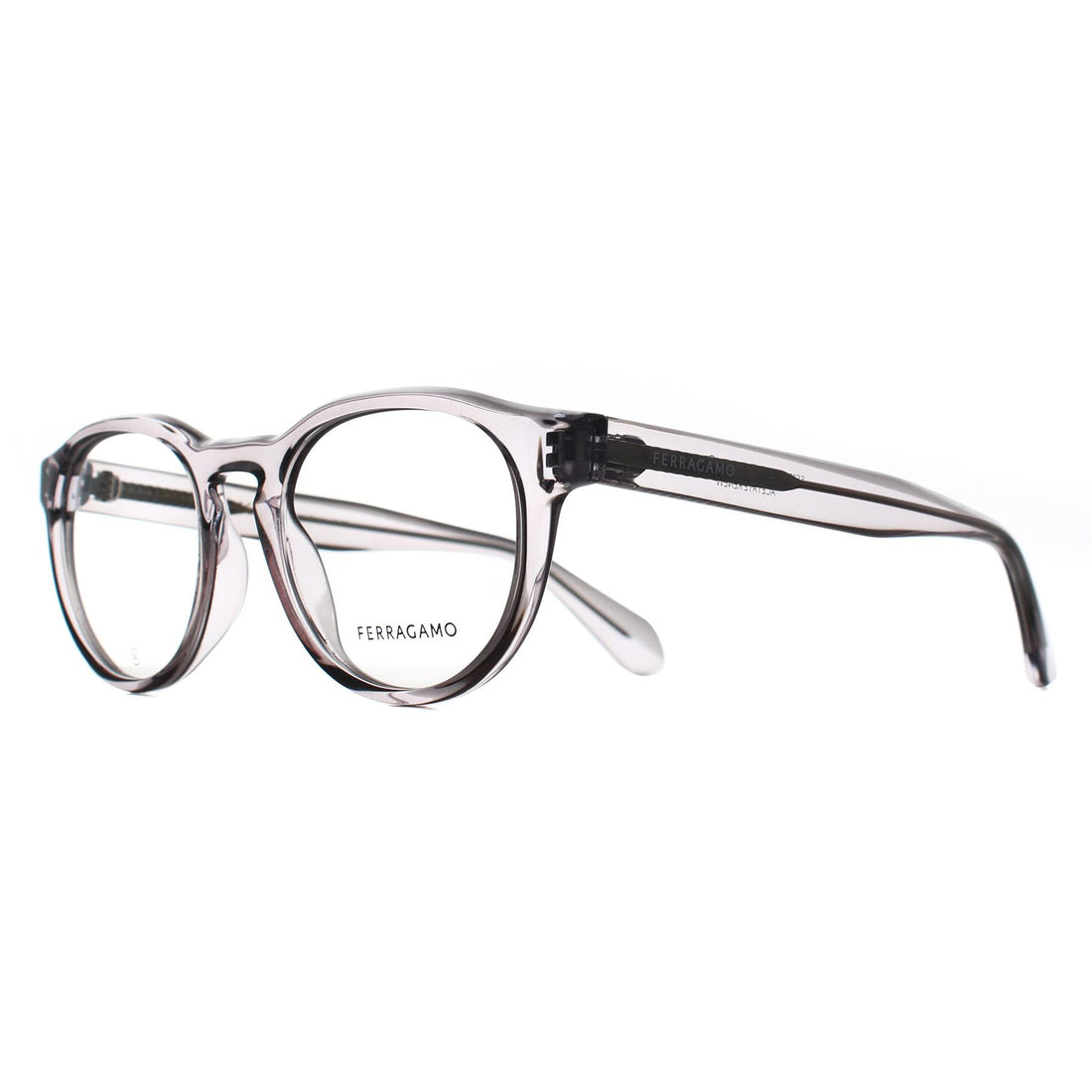 Salvatore Ferragamo Glasses Frames SF2987E 020 Transparent Grey Men Women