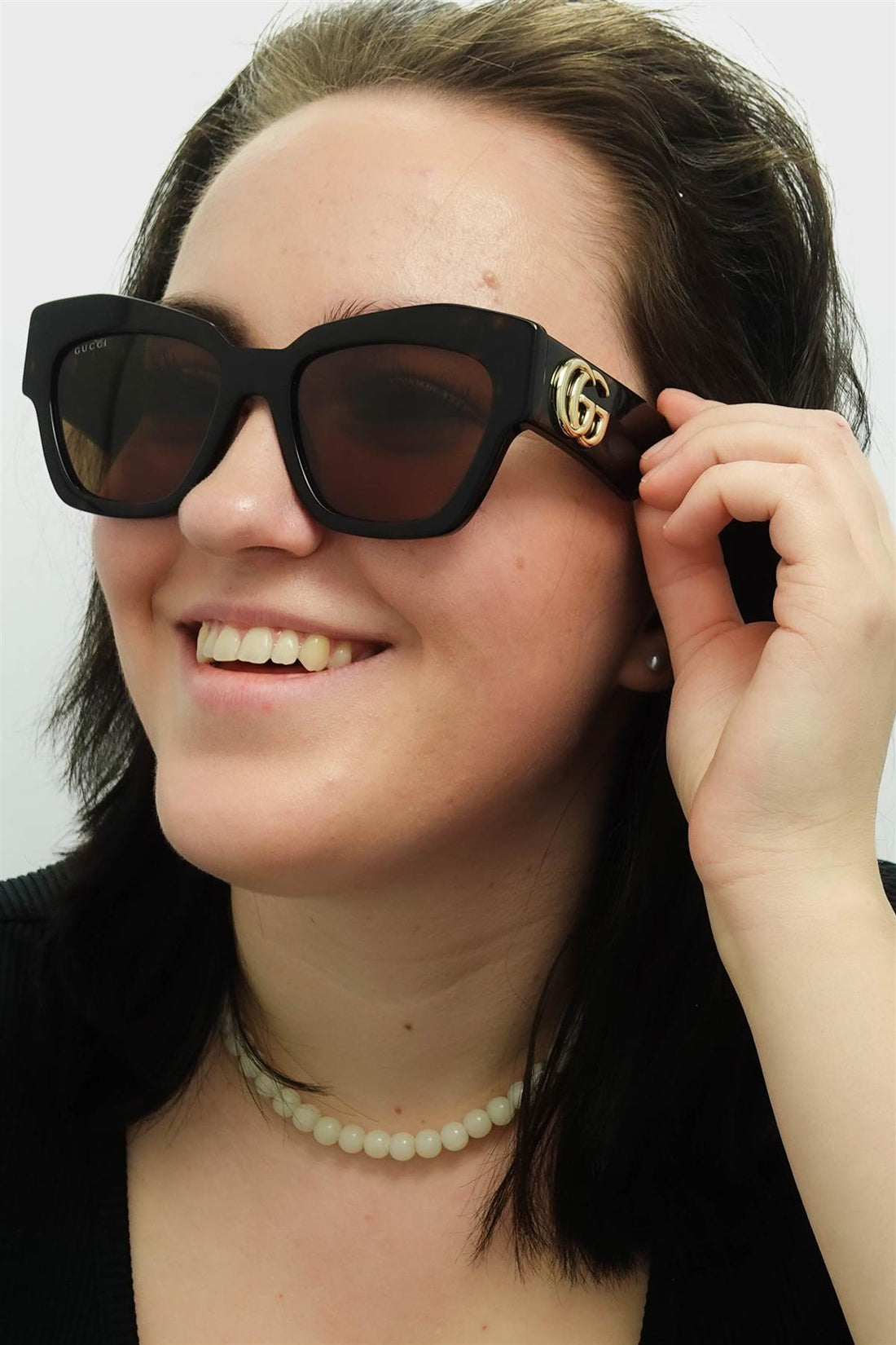 Gucci Sunglasses GG1422S 003 Tortoise Brown