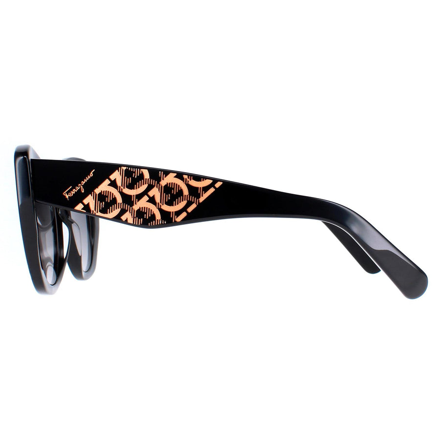 Salvatore Ferragamo Sunglasses SF1022S 001 Black Grey Gradient