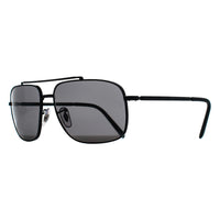 Ray-Ban Sunglasses RB3796 002/B1 Polished Black Dark Grey