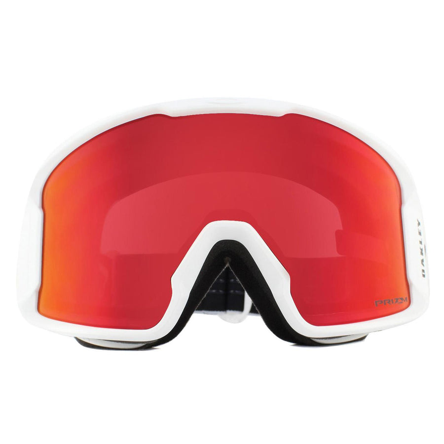 Oakley Line Miner XM Ski Goggles Matte White Prizm Snow Torch Iridium