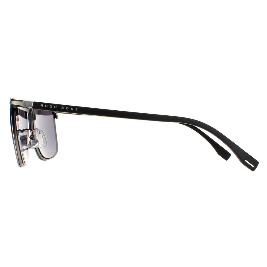 Hugo Boss Sunglasses BOSS 1004/S O6W IR Black Ruthenium and Dark Grey Grey