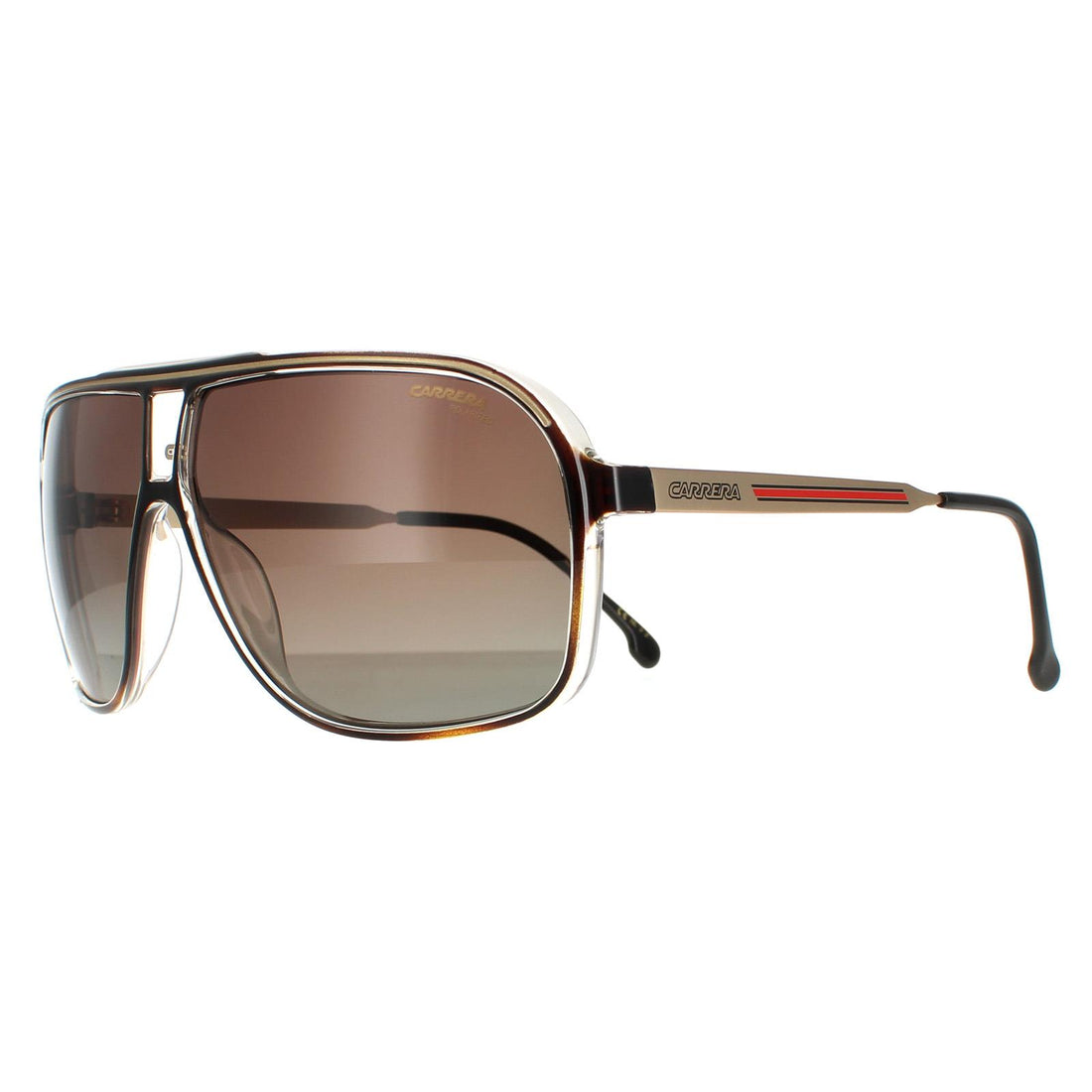 Carrera Sunglasses Grand Prix 3 086 LA Havana Brown Gradient Polarized