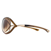 Tom Ford Sunglasses 0008 Jennifer 692 Crystal Brown Brown Gradient