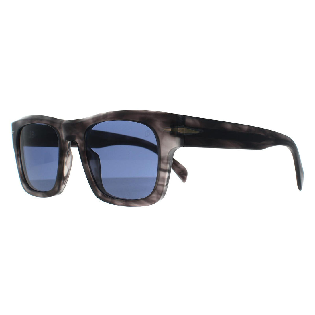 David Beckham Sunglasses DB 7099/S 2W8 KU Dark Grey Horn Space Blue