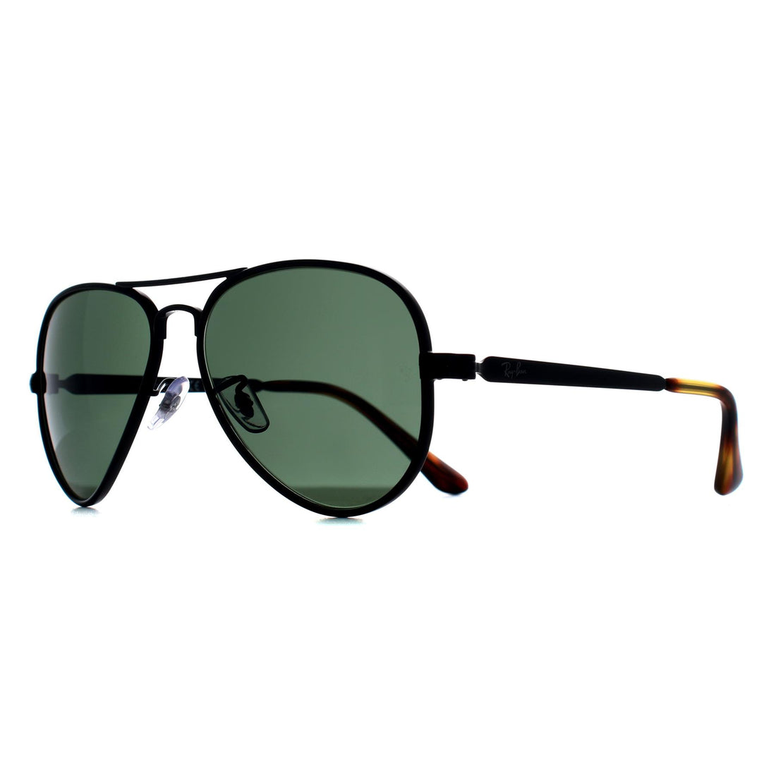 Ray-Ban Sunglasses RB3925 Aviator Max 002/31 Black Green