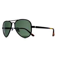 Ray-Ban Sunglasses RB3925 Aviator Max 002/31 Black Green