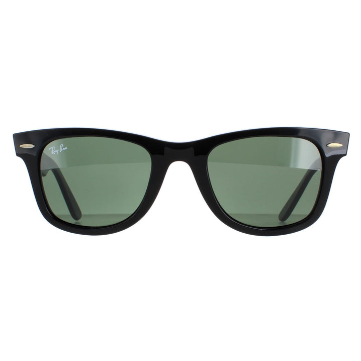 Ray-Ban Sunglasses Wayfarer 2140 901 Black Green G-15 Medium 50mm