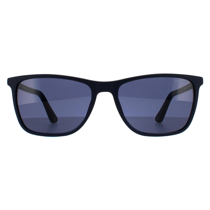 Police Sunglasses SPL972 Axiom 3 0C03 Blue Opaco Blue